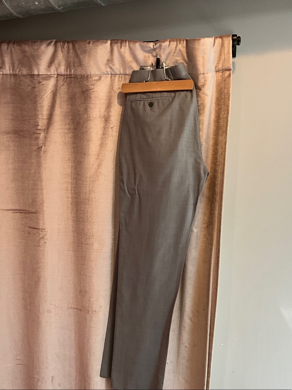 Calvin Klein Men's Light Gray Dress Pants